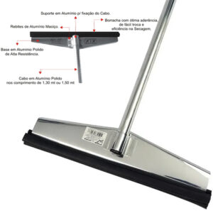 Rodo De Alum 60CM C/cabo 1,30MT Rodo2000